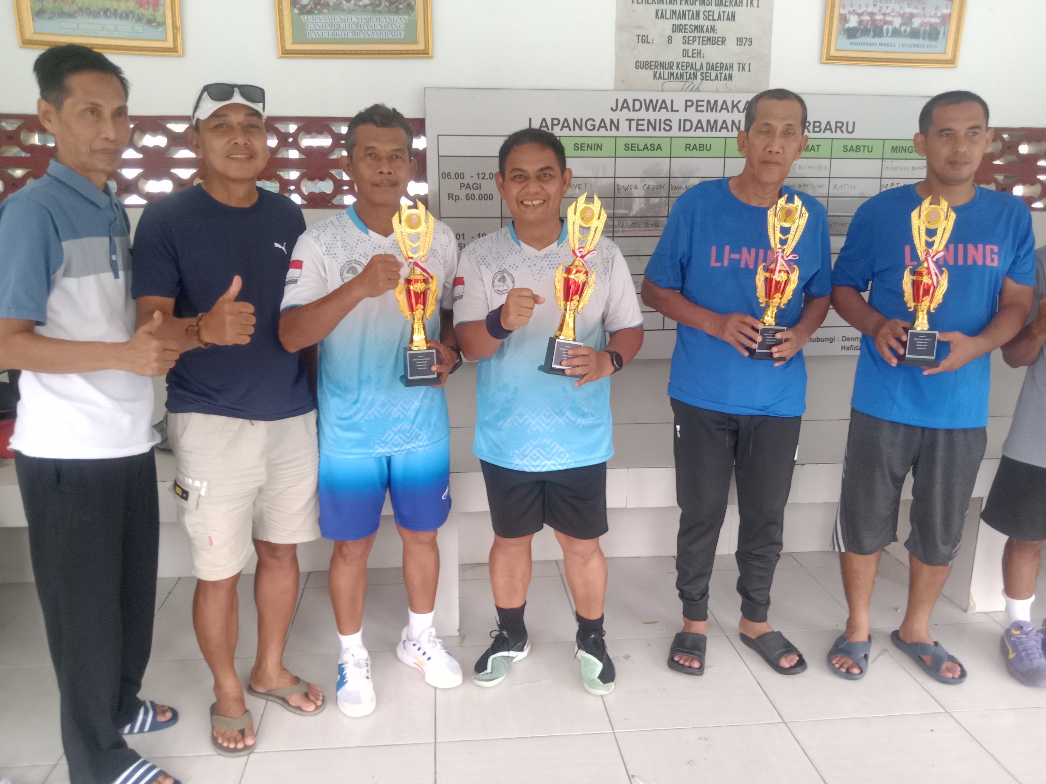 Jatmiko/Edy Kampium Turnamen Tenis Meba