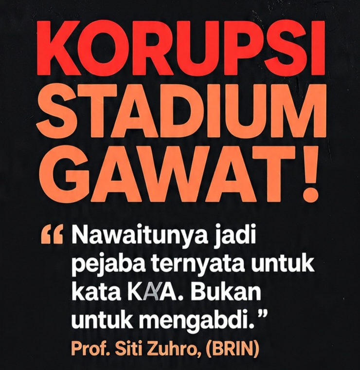 Peneliti BRIN: Korupsi RI Sudah Stadium Gawat, Jabatan Jadi Ajang Cari Kaya